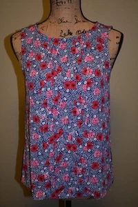 Neu Elle Plissee Front Shell Damen Top, XS oder XL, Mayflower Blue - Bild 1 von 6