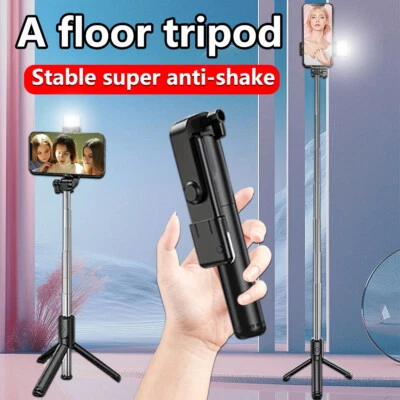 Universal 41-inch Selfie Stick Tripod Stand for Cell Phone with Bluetooth Remote - Image 1 of 4