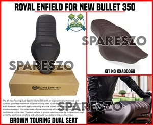 Royal Enfield Nuevo Bullet 350 "MARRÓN TOURING ASIENTO DOBLE"" - Envío Express - Imagen 1 de 18