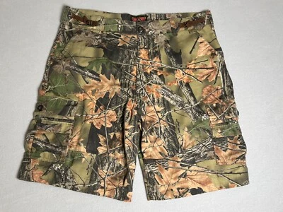 复古 1982 年 Trail Crest 短裤男式尺寸 2XL 绿色货物迷彩 EC 0967 — 第 1/4 张图片