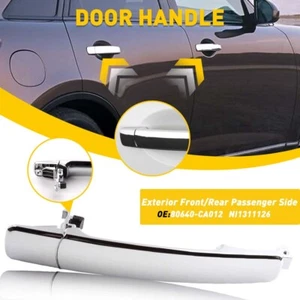 For 2008-2013 NISSAN ROGUE Car Front/Rear Right Side Outside Chrome Door Handle - Picture 1 of 11