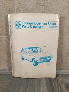 RTC9006B Triumph Dolomite Sprint Catalogo Ricambi Manuale British Leyland 1975 - Foto 1 di 14