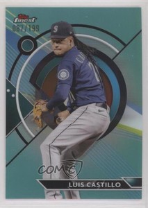 2023 Topps Finest Aqua Refractor /199 Luis Castillo #64