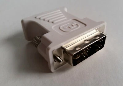 DVI-A Male (12+5) to VGA Female 15-pin Generic Analog Adapter - Image 1 of 4