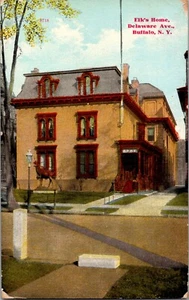 Postkarte Elche Home Buffalo New York geteilter Rücken unverpostet - Bild 1 von 2