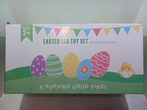 36x Easter Plastic Egg Ornaments for Egg Hunt Party Favor Decor - Picture 1 of 9