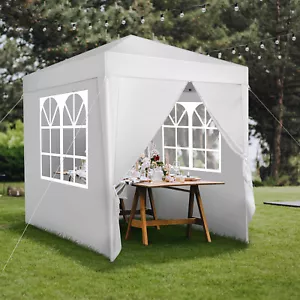 Outdoor Canopy Tent 6.5x6.5 Feet Waterproof Instant Setup Portable Sunshade - Picture 1 of 12