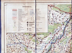 Bühl Sinzheim Iffezheim 1948 orig. Tarjeta parcial/Ln. Haguenau Brumath Bischwiller  - Imagen 1 de 2