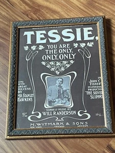Imagen con marco rara Tessie You Are The Only Only de Will R Anderson - Imagen 1 de 5