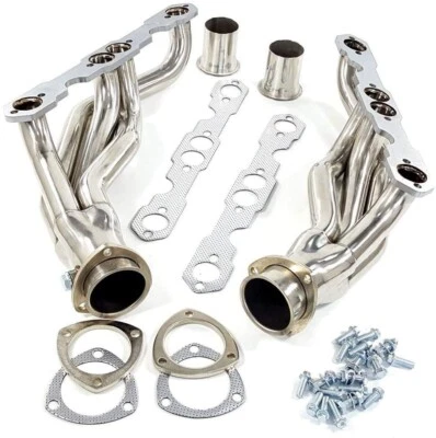 Exhaust Headers For Chevy Chevrolet GMC C/K 1500 2500 3500 5.0L 5.7L V8 Pickup - Image 1 of 4