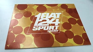 1968  FIAT 124 SPORT SPIDER  Orig  Sales Brochure - Picture 1 of 5