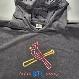 Camiseta ligera gris XL de los Cardenales de San Luis para hombre sudadera con capucha regalo de estadio - Imagen 1 de 9