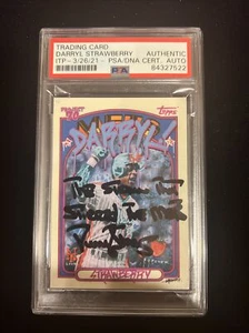 Autographed Darryl Strawberry Signed Topps Project 70 Mets Card PSA/DNA AUTO - Picture 1 of 5