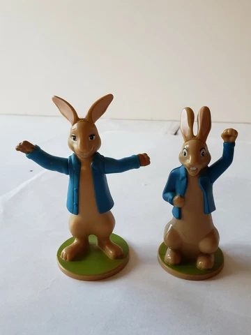 McDonalds Happy Meal Toy 2018 Peter Rabbit Figure Lot of 2 Pre-owned Cover