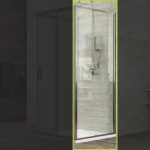 Fixed Side Shower Box Suitable Box Corner Various Sizes Tempered Crystal - Picture 1 of 1