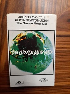 Olivia Newton John John Travolta The Grease Megamix Cassette Single 1990 - Picture 1 of 6