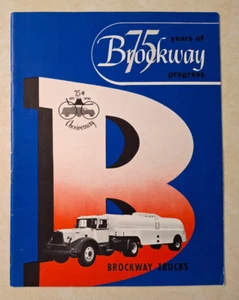 Brockway Trucks 75th Anniversary 1875-1950 Sales Dealer Catalog Brochure RARE! - Picture 1 of 10