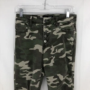 Kut from the Kloth Connie High Rise Ankle Skinny Camo Button Fly Pants 4 (28x27) - Picture 1 of 7