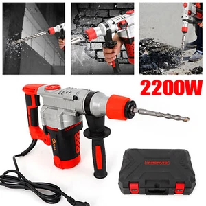 2200W Électrique Marteau Perforateur Burineur Hammer Démolition de perçage béton - Bild 1 von 11