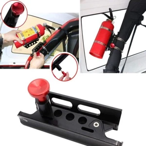 ATV/UTV Fire Extinguisher Mount Holder Adjustable Bracket For Car Jeep Wrangler - Picture 1 of 13