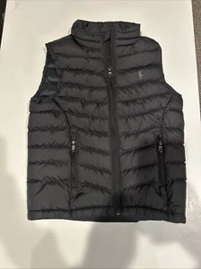 Polo Ralph Lauren Boys Black Full-Zip Puffer Vest Size size 5 worn once - Picture 1 of 5