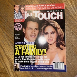 In Touch Weekly: Ben Affleck + Jennifer Lopez - June 21st, 2004 **NEW/MINT** - Picture 1 of 4