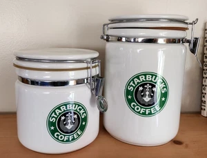 8" & 5" Starbucks Kaffeekanister BeeHouse Meerjungfrau Japan Doppelschwanz  - Bild 1 von 22