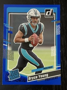 2023 Panini Donruss - Rated Rookie Bryce Young #311 Press Proof Blue (RC) - Picture 1 of 2