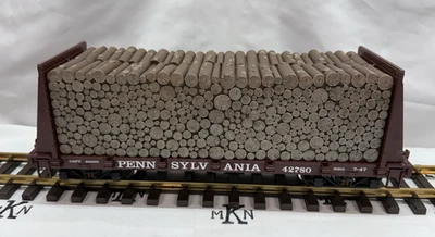 LGB 42780 Pennsylvania Pulp Wood Car G Scale metal wheels kadee couplers - Image 1 of 4