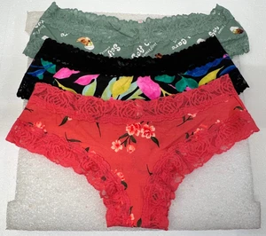 Victoria’s Secret Pink Set of 3 Bikini Panties (size M) - Picture 1 of 2