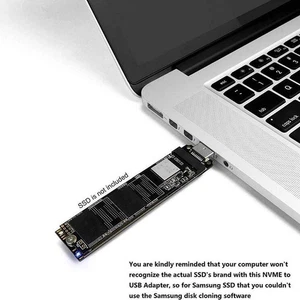 M.2 NVME SSD to USB 3.1 Adapter PCI-E to USB-A 3.0 SSD IHNYIHS=s= - Photo 1/12