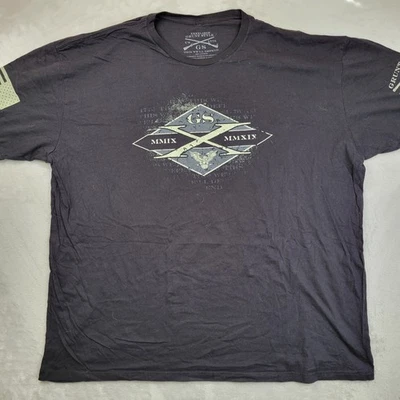 Camiseta Estilo Grunt Hombres XXXXL Patriota Militar Táctico Veterano 2A Policía 627 Foto 1 de 4