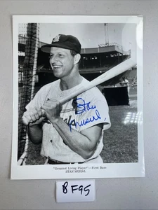 Stan Musial Photo St. Louis Cardinals Signed Autographed Baseball 8F95 - Picture 1 of 5