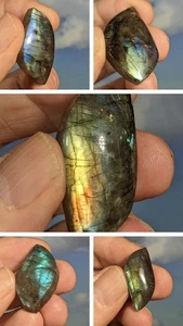 Labradorite Polished Pebbles Job Lot. 5 items As shown. Boxed. - Picture 1 of 6