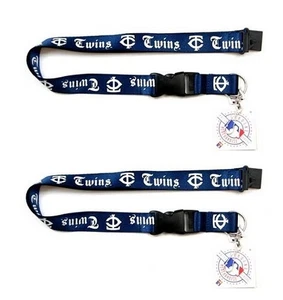 Minnesota Twins MLB Old English Lanyard 2 Pack - Picture 1 of 2