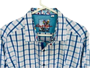 Robert Graham designer Button Down LS Classic Fit Plaid Shirt Sz XL (48in-50in) - Picture 1 of 10