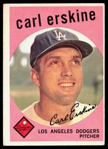 Carl Erskine 1959 Topps #217 - Picture 1 of 2