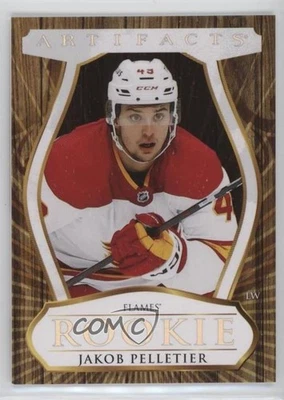 2023-24 Upper Deck Artifacts Rookies Wood Jakob Pelletier #197 Rookie RC - Image 1 of 2