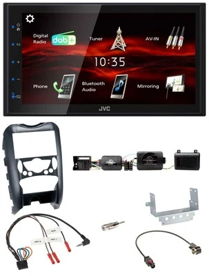 JVC USB Bluetooth Lenkrad DAB 2DIN Autoradio für Mini Cooper 06-14 Parksensor - Bild 1 von 4