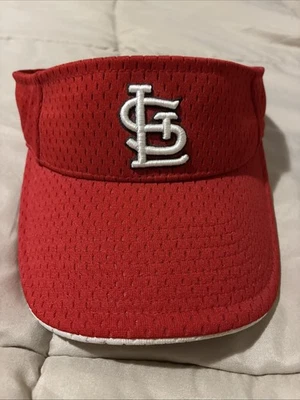 MLB MERCANCÍA GENUINA ST LOUIS CARDINALS VISERA SOMBRERO ROJO AJUSTABLE OC Deportes Foto 1 de 4
