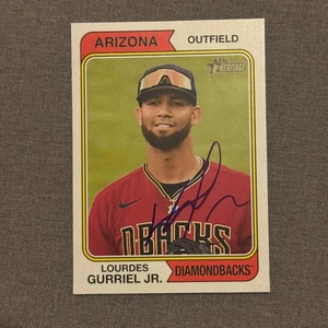 LUIS GURRIEL JR. Signed Autograph 2023 Topps Heritage Baseball Card D-Backs #277 - Picture 1 of 1