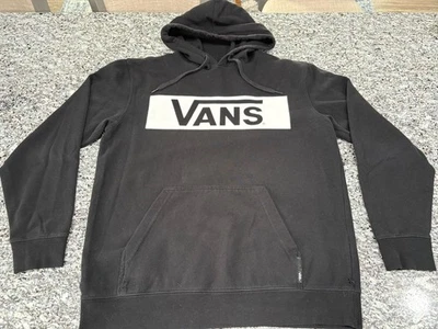 Sudadera con capucha Vans negra original para mujer talla mediana Foto 1 de 4