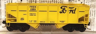 N Scale Kadee Micro-Trains MTL 56020 FRDX Ford 2-Bay Open Hopper #2353 / K9 - Image 1 of 2