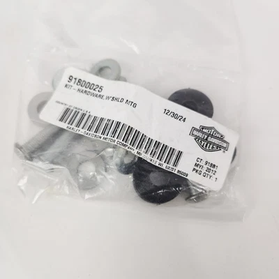 Herrajes de montaje de parabrisas desmontables OEM Harley Softail 2000-2017 91800025 Foto 1 de 4