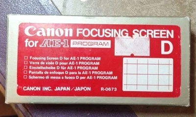 Pantalla de enfoque Canon tipo D para programa AE-1 Foto 1 de 4