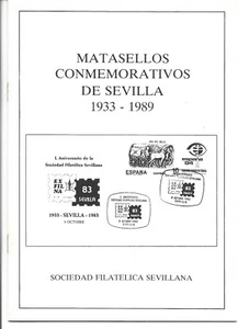 España Catalogo de Matasellos Conmemorativos de Sevilla año 1933-89 (FF-358) - Picture 1 of 1