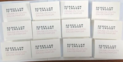 LOT OF 12 - DEREK LAM IO CROSBY DRUNK ON YOUTH FOR WOMEN EDP 2ML/0.067 fl. oz. - Image 1 of 4