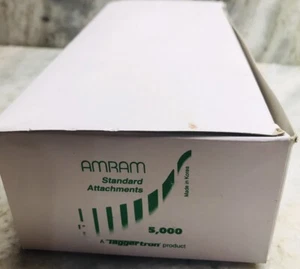 Amram 1 accessoires standard - 5000 pièces, 50/clip. A utiliser avec tous les Sta de marque Amram - Photo 1/5