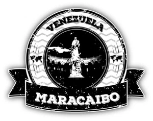Maracaibo Venezuela Grunge Rubber Stamp Travel Car Bumper Sticker Decal - Picture 1 of 1