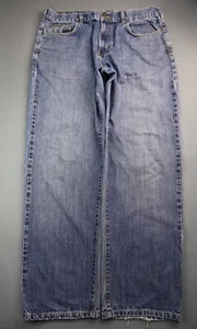 Pantalones de mezclilla para hombre Calvin Klein pierna recta desgastados talla 36x32 (medida 36x31) - Imagen 1 de 12